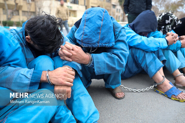 دستگیری سارقان و مالخران اموال سرقتی در تهران